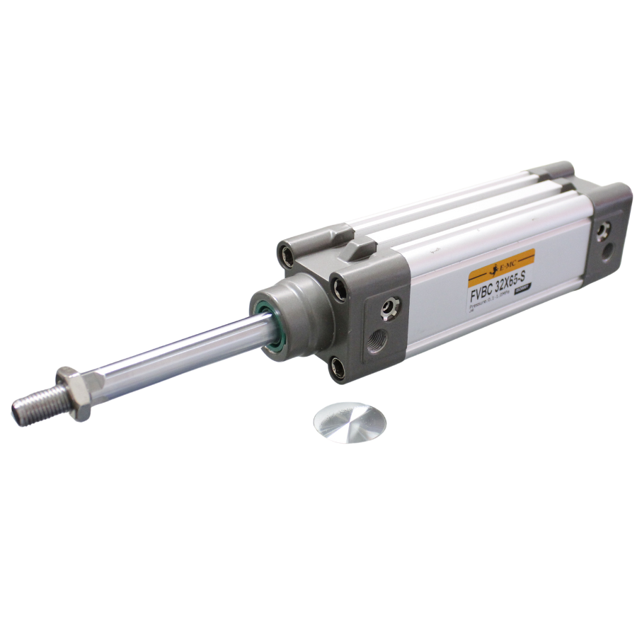 Cilindro normalizado ISO 15552, diámetro de émbolo magnético 100 mm, carrera 100 mm amortiguación neumática, puertos 1/2" BSP