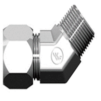 [C2503-04-02] Codo a 45° Bite Type x Hembra NPT