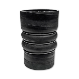 [SLH-3X3.5] MANG DE SILICON TIPO LINTERNA (NEGRA) 3"x3.5"x5.75"