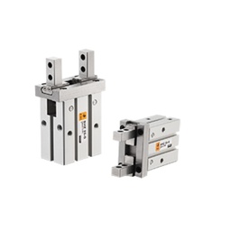 [SHZ10-S] Pinza Paralela Neumática, Doble efecto Tamaño de Embolo Magnético 10 Apertura  14.8 mm Cierre 11.4 mm, para sensor de proximidad, Tamaño puertos M3