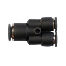 [PW 1-2 5-16] Conector enchufable "Y" manguera central 1/2" derivaciones 1/16" NPT