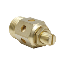 [SK-15-T] Silenciador con regulador de caudal de bronce 1/2" NPT