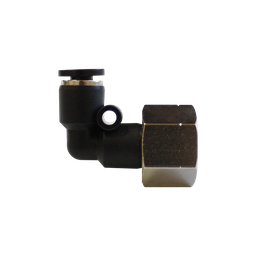 [PLF 5-32 1-4] Conector Rapido en codo a 90° Largo Hembra manguera 5/32" X 1/4" NPT