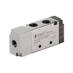 [RVA3221-06Q] Válvula de arranque progresivo para alimentación de aire lento, tamaño 2, 24VDC, montaje tipo DIN, sin manómetro puertos 1/4'' BSP