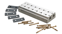 [V321-6F] Manifold placa base, electroválvulas 3/2, tamaño 1, 6 estaciones