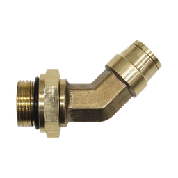 [RQ-M54S-DOT-06-M14] Codo a 45° giratorio Macho NPT 3/8 - 14 mm