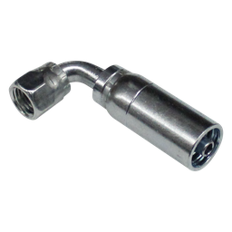 [KTP24-0407] HEMBRA JIC CODO A 90°  P/MANG TERMOPLASTICA  4-4