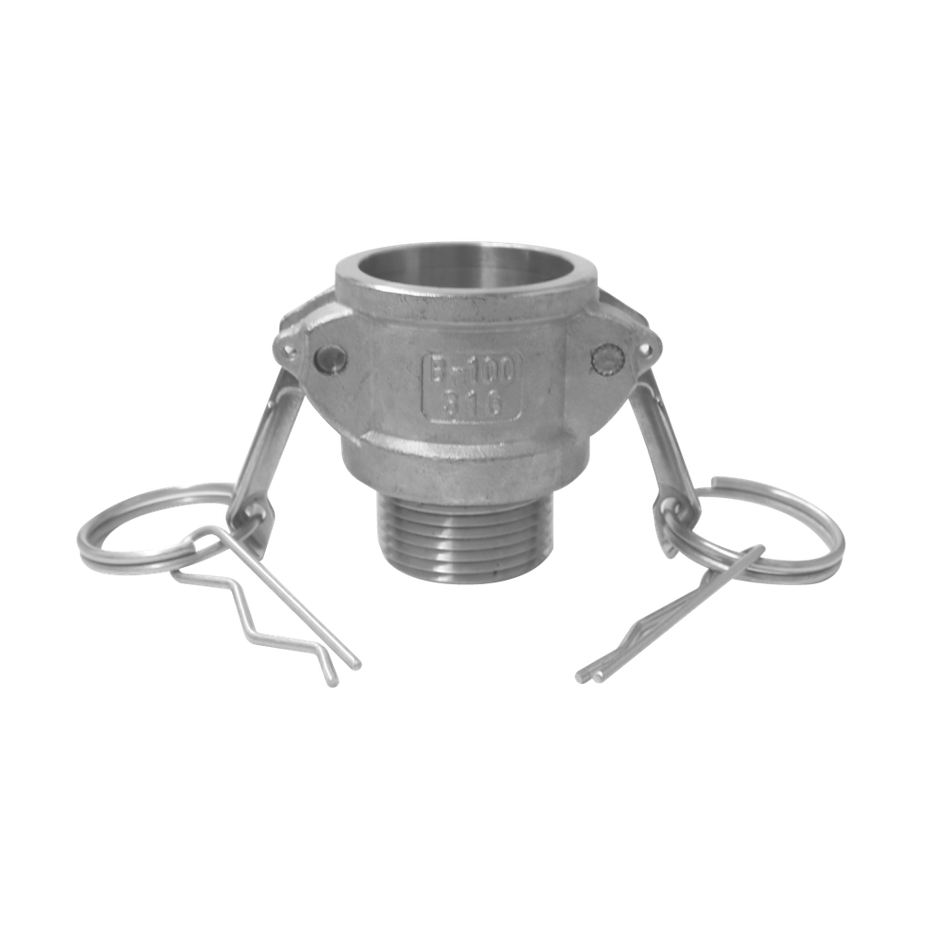 [AL-B400] Camlock Aluminio parte B de 4"