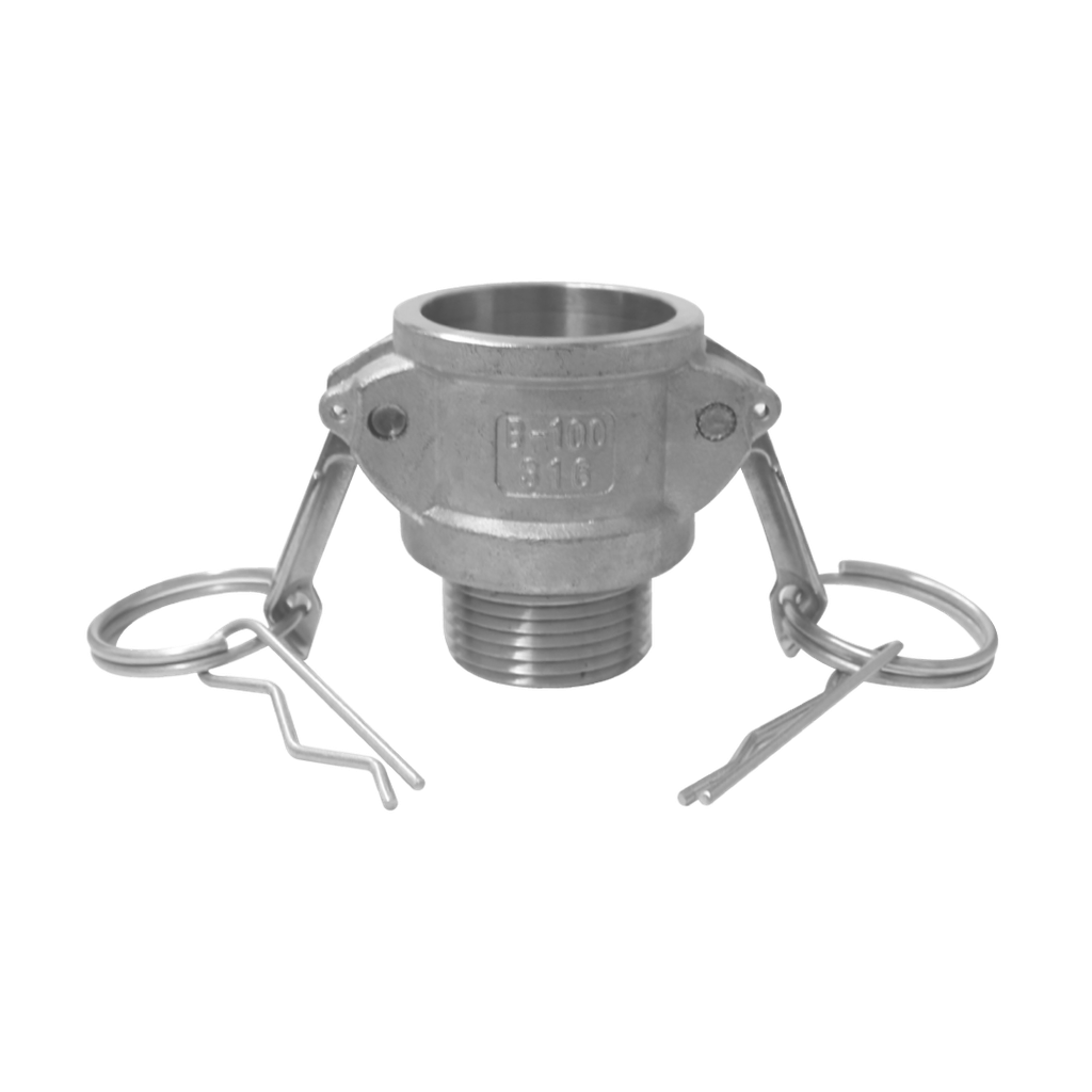 [SS304-B150] Camlock Acero Inoxidable 304 parte B de 1 1/2"