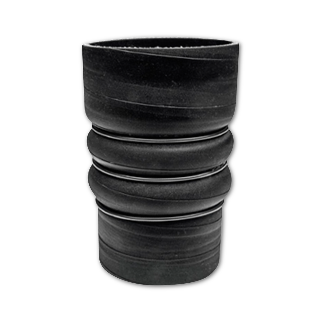 [SLH-3X3.5] MANG DE SILICON TIPO LINTERNA (NEGRA) 3"x3.5"x5.75"