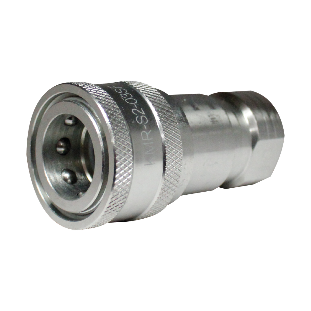 Cople Hidráulico Hembra Aguja Ind-Hembra NPT (1/2") ISO7241 B
