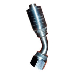 [TT250-0609] HEMBRA JIC UNA PIEZA 6-6 A 45° P/MANG TERMOPLASTICA