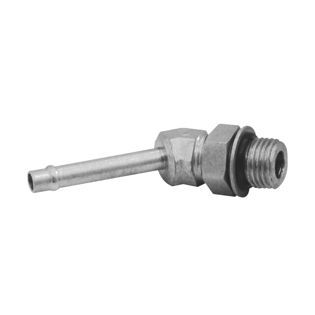 [4603-12-16] VASTAGO para manguera codo a 45° a Macho Oring Boss