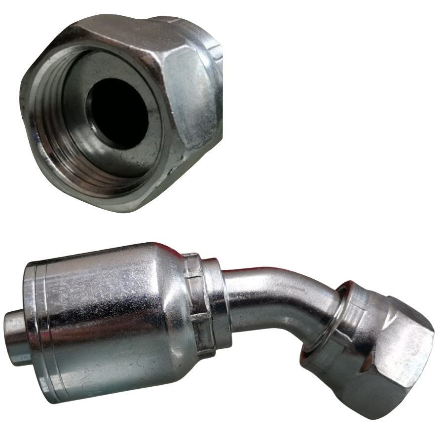 [K2810-1019] HEMBRA CARA PLANA A 45° 10-12 P/2 TRENZAS