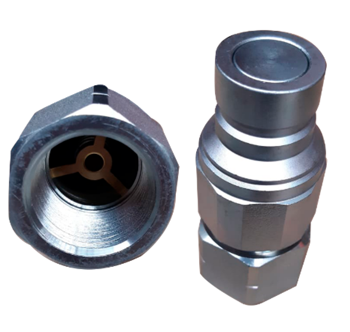 [KMR-FF-04PF] Cople Hidráulico Cara Plana-Macho NPT (1/2")