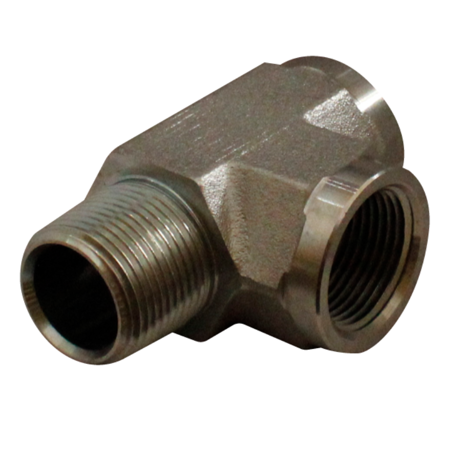 [5602-24-24-24] Tee Unión Macho NPT-Hembra NPT-Hembra NPT