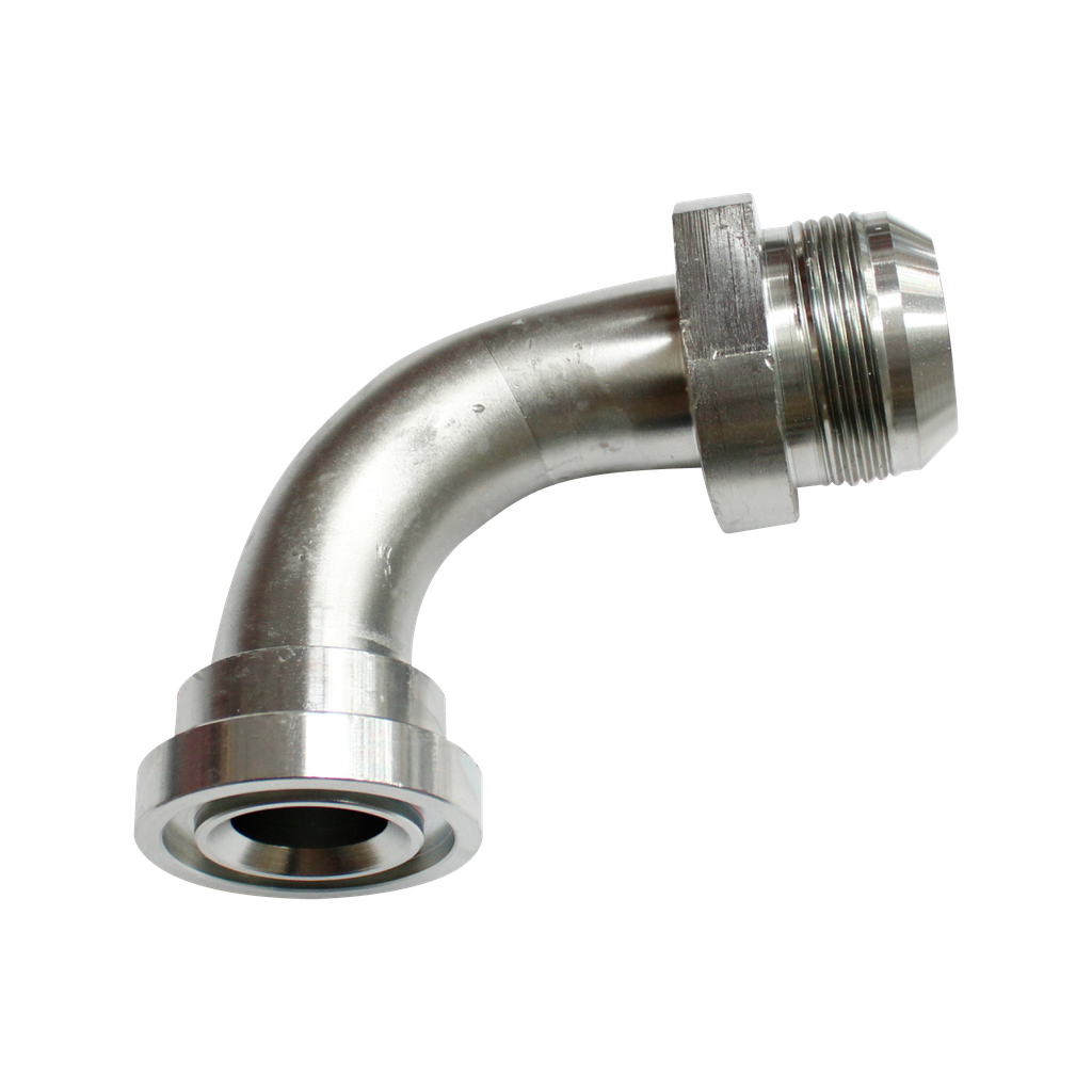 [1804-24-24] Codo a 90° Macho JIC 37° x Brida código 62