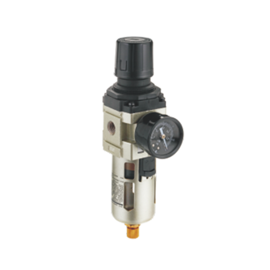 [EW3000-03D5] Unidad Filtro y regulador EW3000-03D5 FR 3/8" BSP, manómetro redondo, Bar/Psi, pruga automática