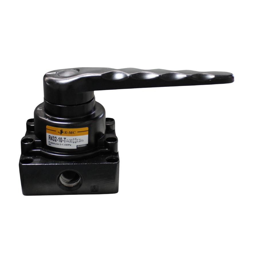 [R432-08] Válvula de palanca manual 4/3 puertos 1/4" BSP