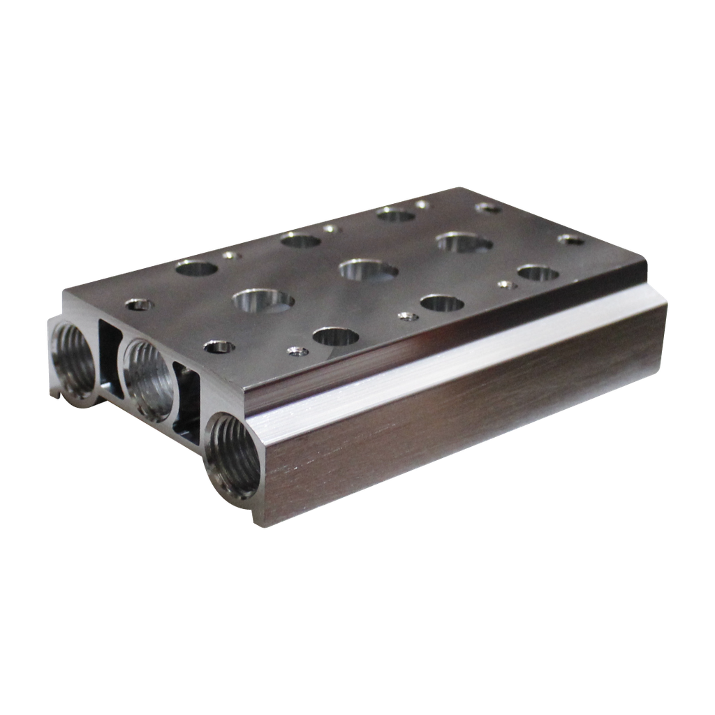 [V522-3F] Manifold placa base, 3 estaciones
