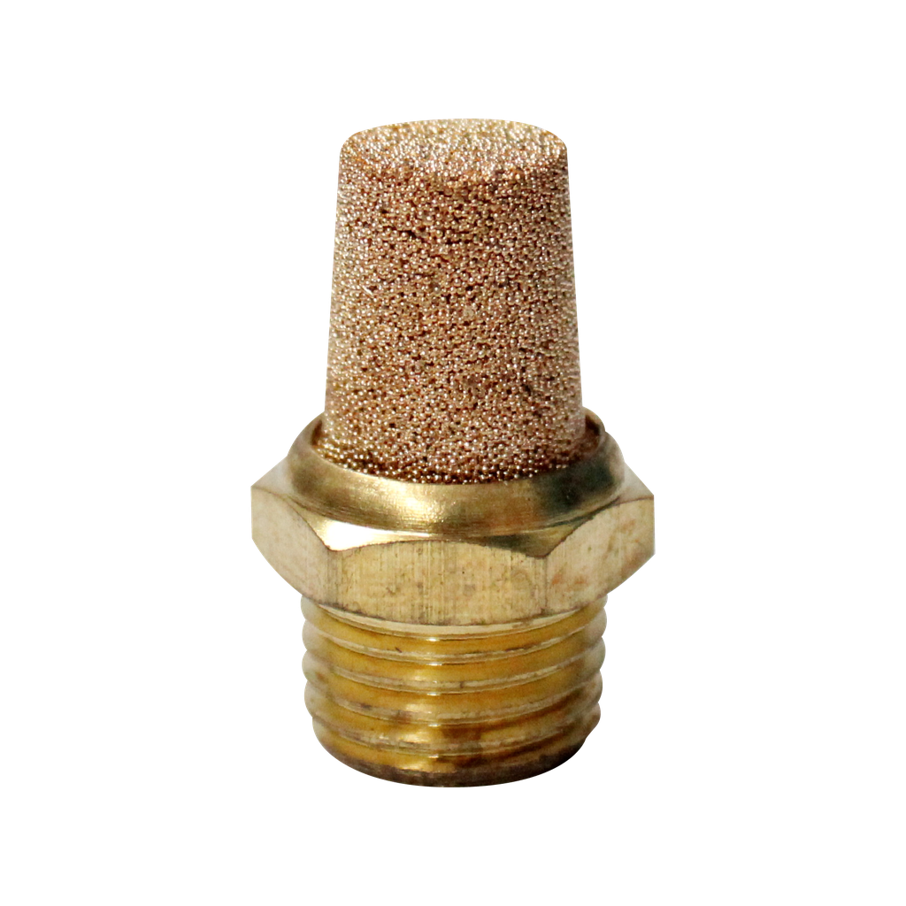 [STN-25] Silenciador tipo barril de Bronce 1" NPT Material Latón / Bronce