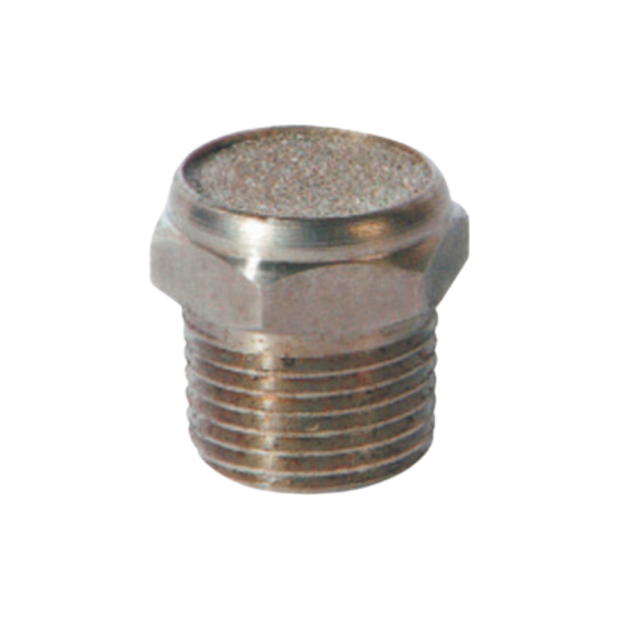[VSS-15S1] Silenciador plano Acero Inoxidable cuerda "BSP" 1/2"