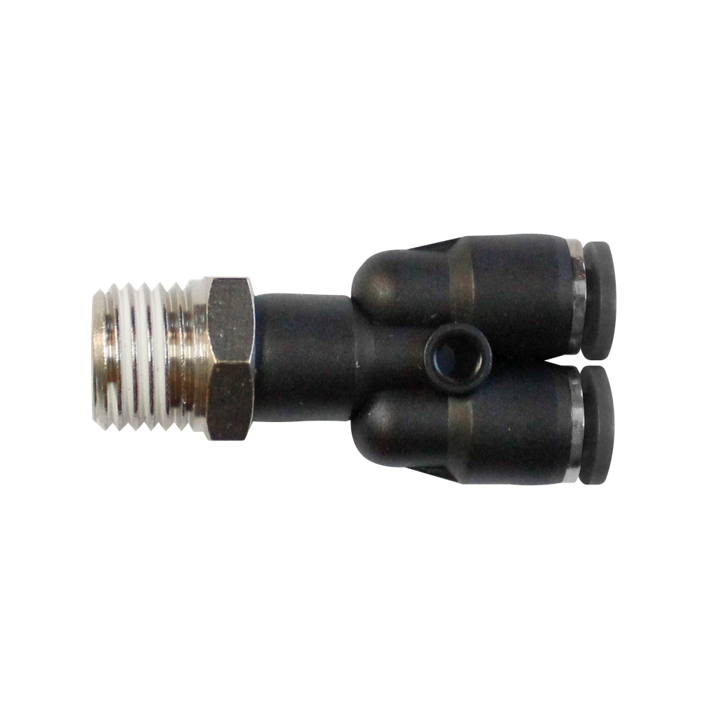 [PWT 1-4 3-8] Conector "Y" Diámetro manguera 1/4 X 3/8'' NPT