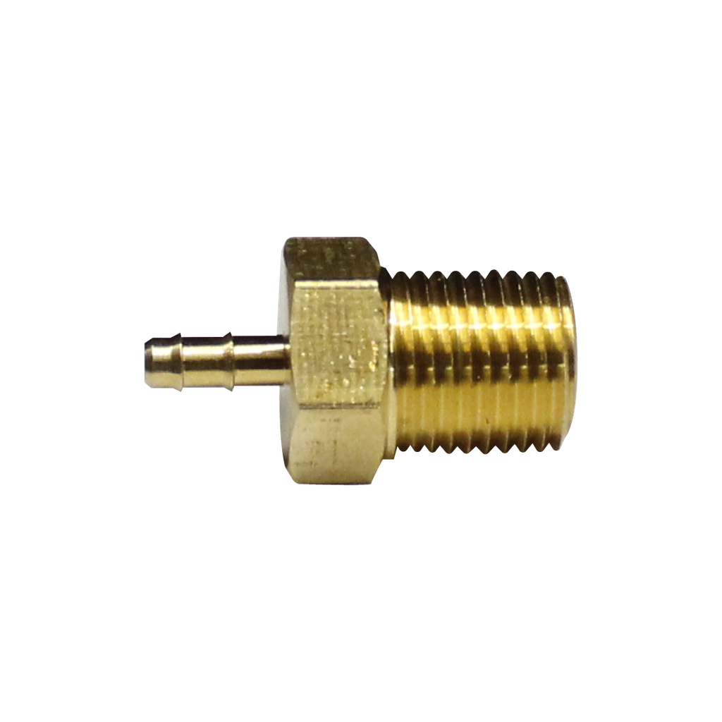 [R-TP-68-04-0] CONECTOR MACHO PARA TUBING PLASTICO 1/4 x 10/32