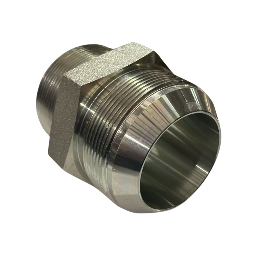 [2404-10-06SS] ADAPTADOR MJ X MP ACERO INOXIDABLE