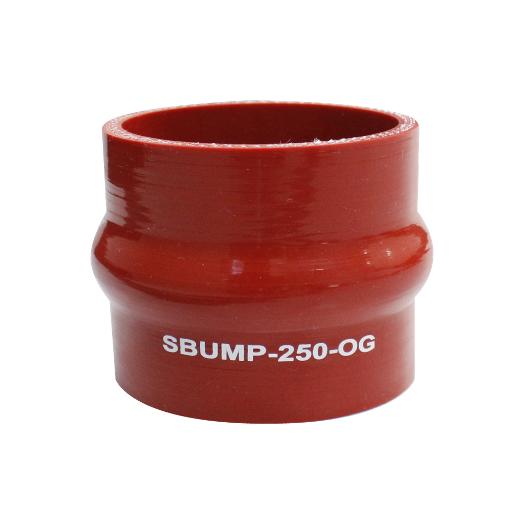 MANGUERA SILICON TIPO JOROBA 2-3/4" NARANJA