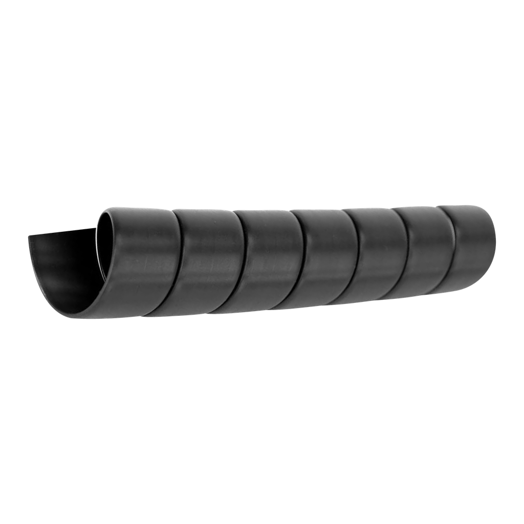 GUARDA PLÁSTICA EN ESPIRAL PARA MANGUERA O.D. 17-24 mm 50 mts. NEGRO
