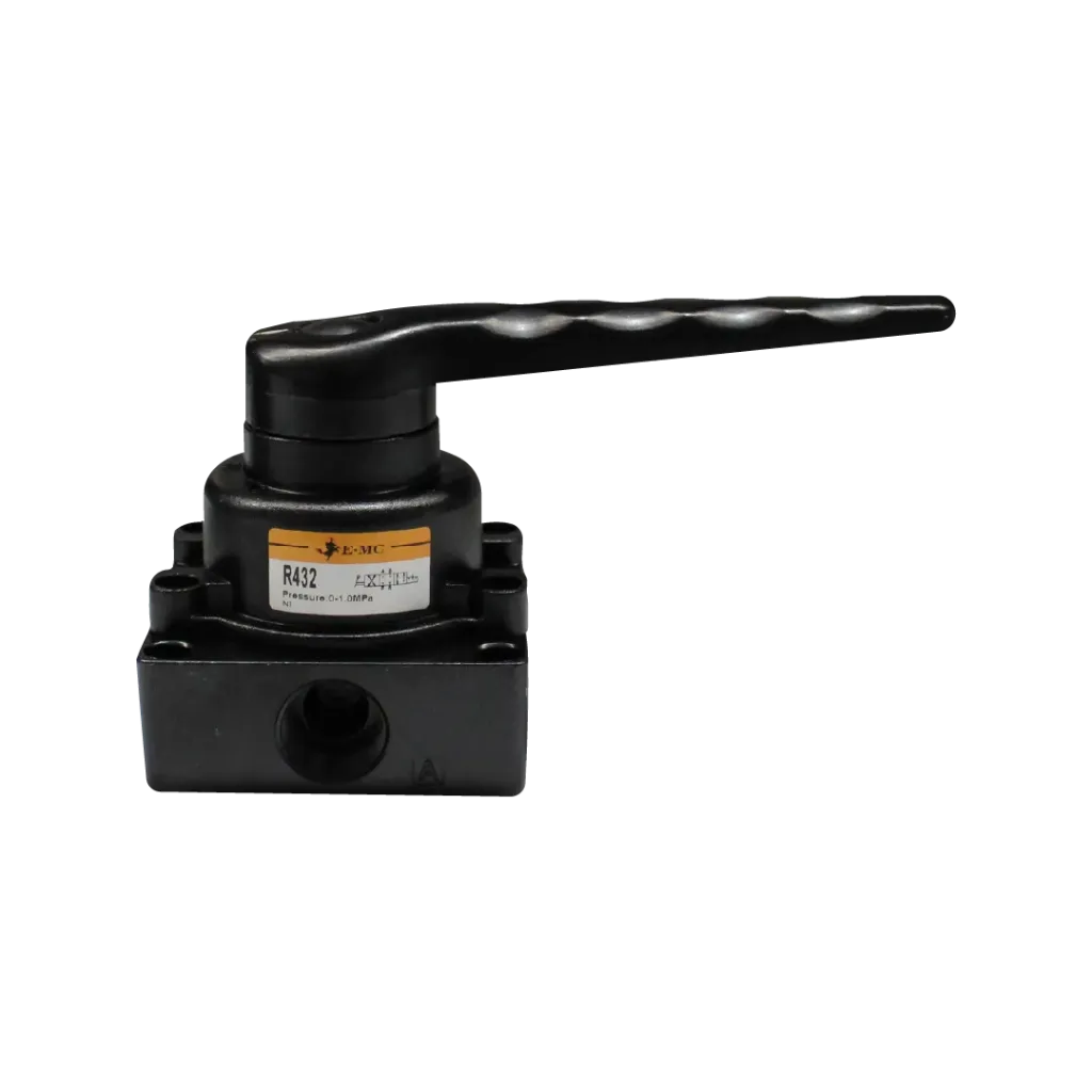 [R432-15] Válvula de palanca manual 4/3 puertos 1/2" BSP