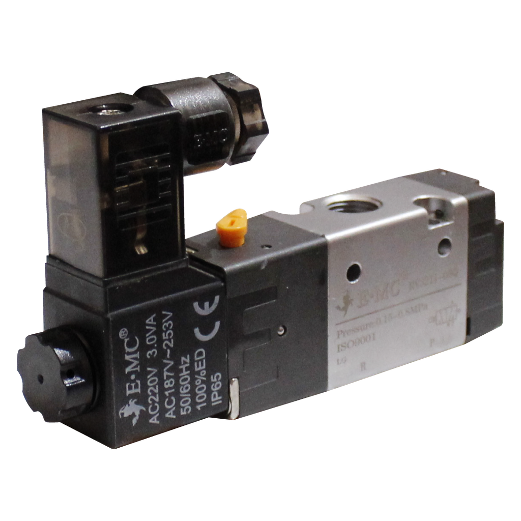 [RV3211-06QE1-T] Electroválvula, 3/2, una bobina, tamaño1 , 110 VAC puertos 1/8'' NPT