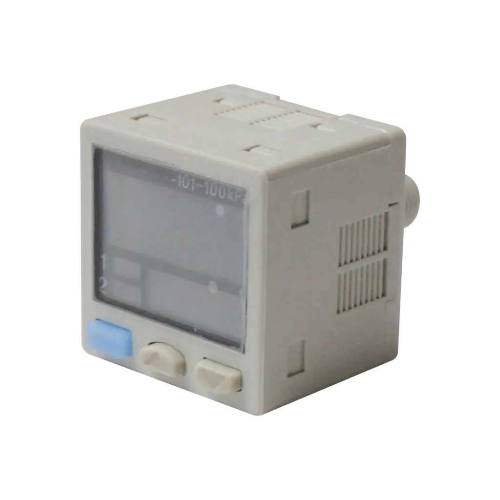 Sensor de presión digital, presión positiva, 2 canales conmutados NPN/PNP ajustable, de fabrica NPN + un canal de comunicación RS-485