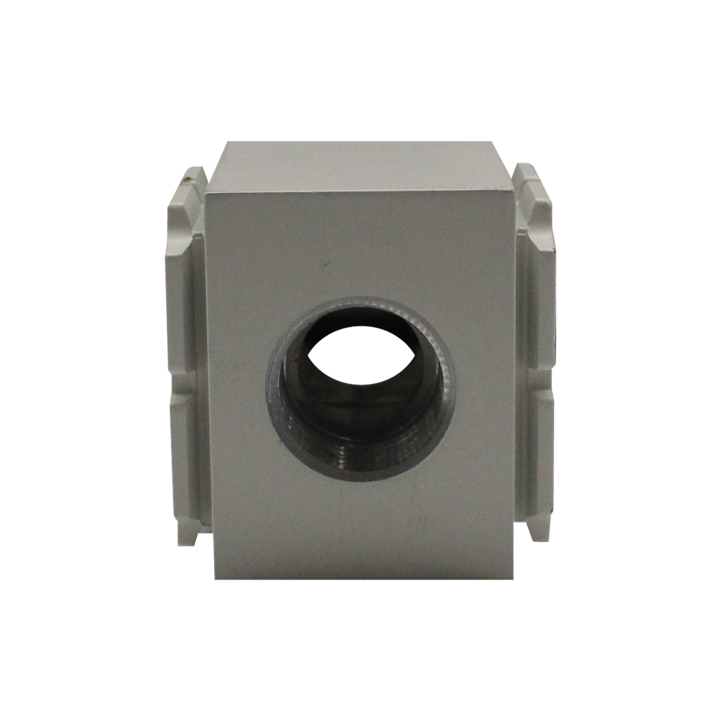 Módulo de derivación, para serie EAC, tamaño 3, 3 conexiones, puertos 1/4" BSP