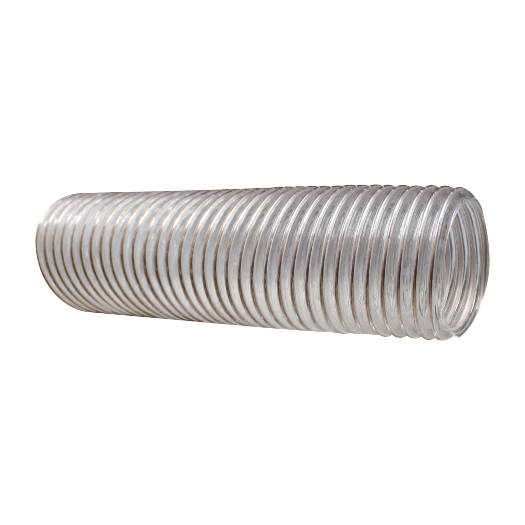 MANGUERA DE PU CON REFUERZO DE ALAMBRE PARA DUCTO 4" 10 MTS X ROLLO