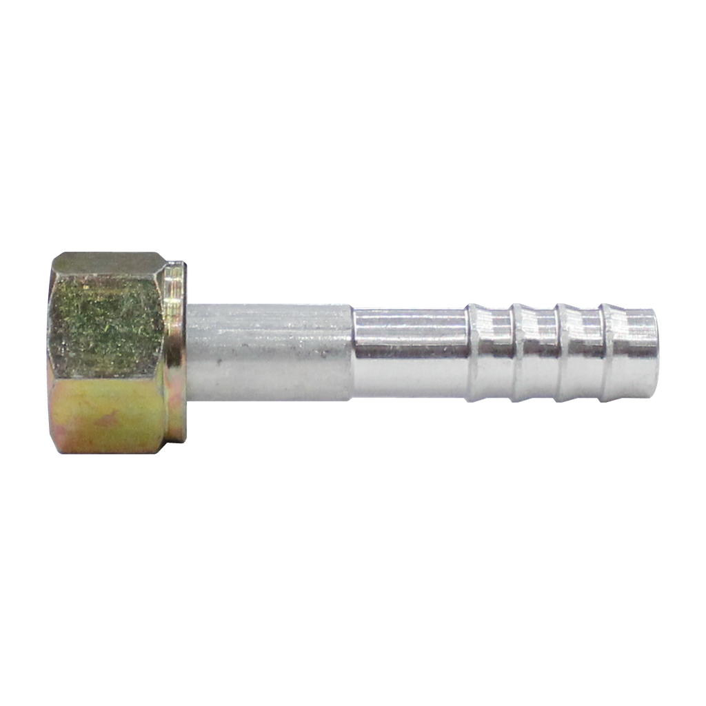 [AC-FT2007] Espiga de Aluminio 1/2 recta con hembra para O-Ring  3/4-16UNF