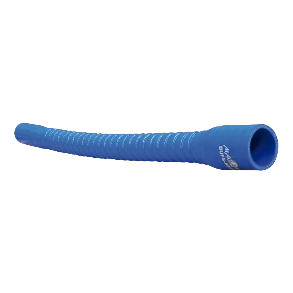[BUFS-D17] MANGUERA FLEXIBLE DE SILICON 2" X 17" DE LARGO AZUL