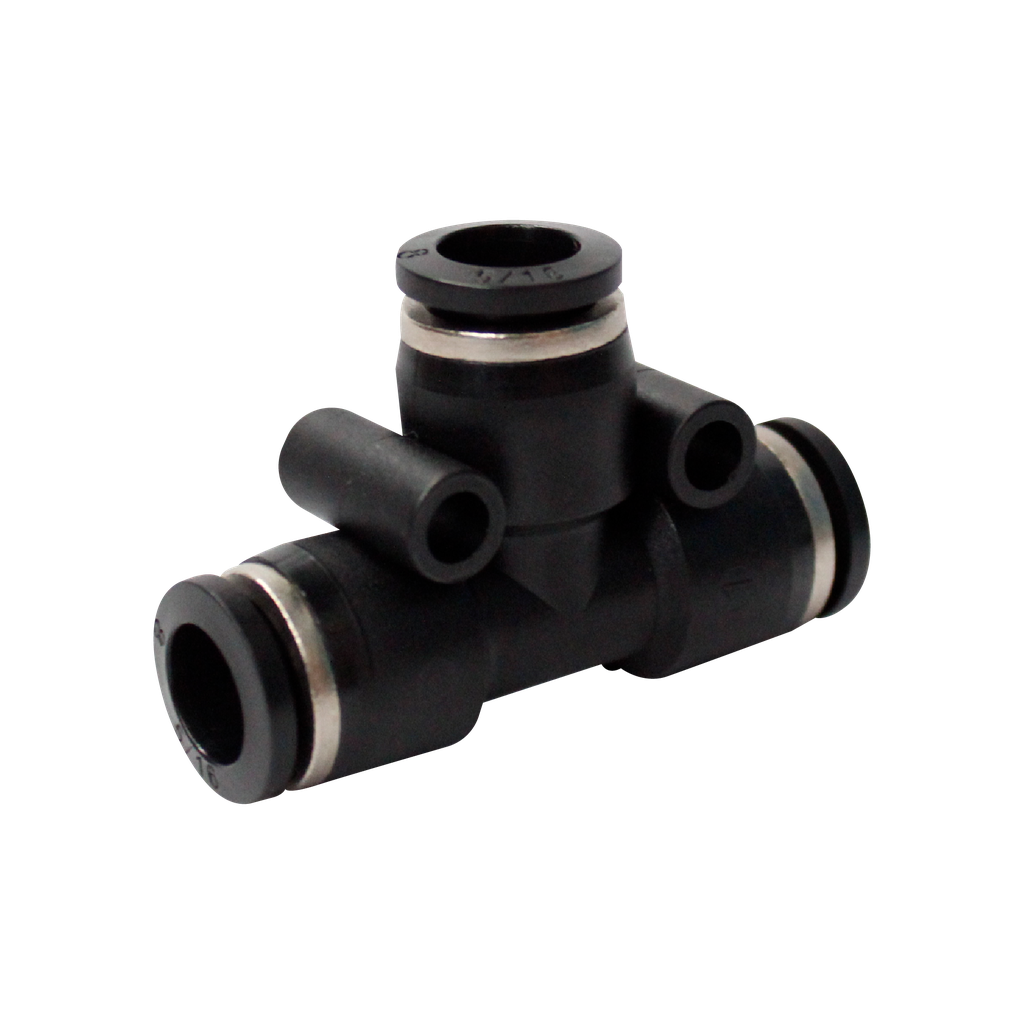 [PE 1-4] Conector Rápido "T" para manguera 1/4"