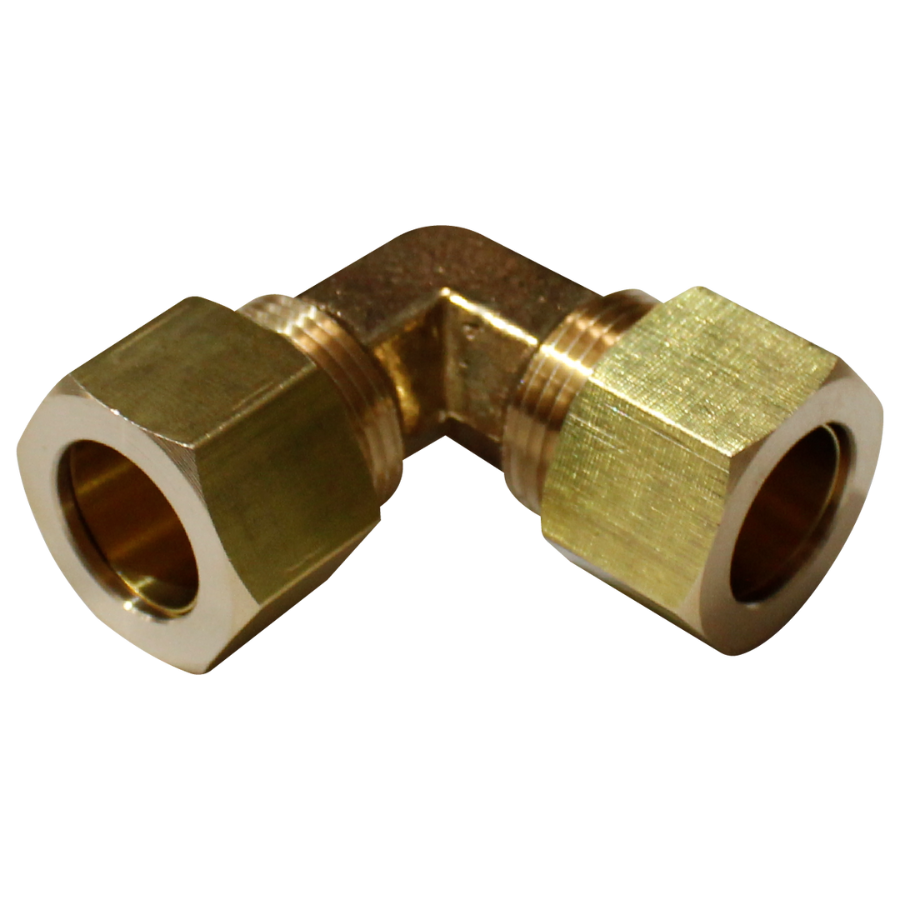 [R-65F-04] Unión Codo Para Compresion a 90° 1/4 