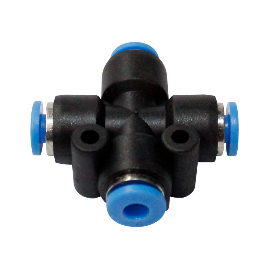 [PZA06] CONECTOR EN CRUZ UNION DE 6MM