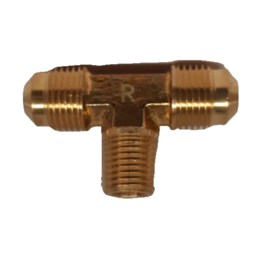 [R-45F-06-04] Tee con Macho al Centro 3/8  1/4