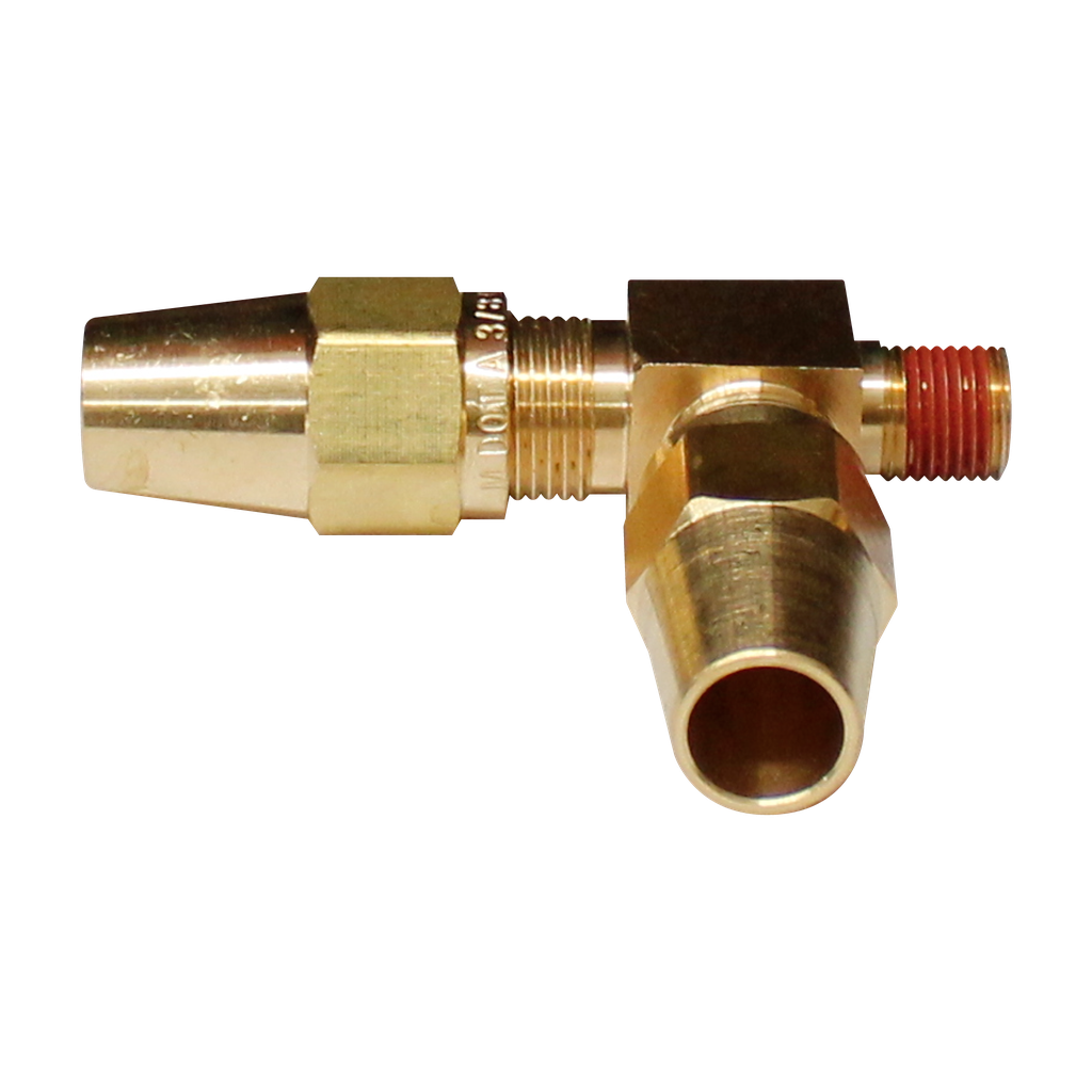 [R-471F-04-02] Tee con Macho Lateral NPT 1/4  1/8