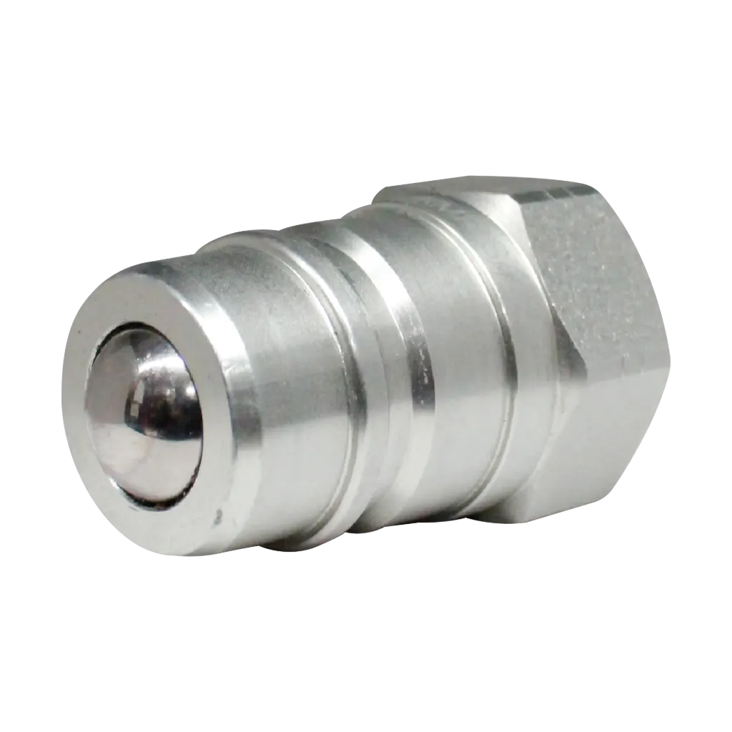 Niple Hidráulico Agricola válvula bola-Hembra NPT   (1/2")